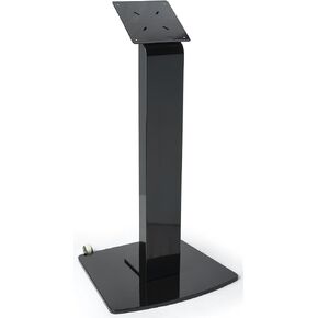 Displays2go Glossy Black Floorstanding iPad Holder in Saudi Arabia