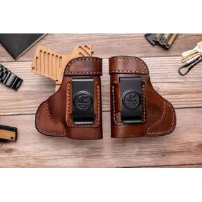 OUTBAGS USA Full Grain Heavy Leather IWB Conceal Carry Gun Holster for Ruger MAX-9 9mm. Handcrafted in USA. in Kuwait