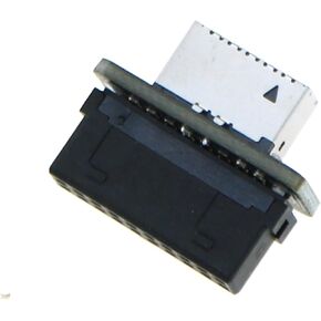 TAODAN USB Front Panel Adapter 19/20 Pin Connector Converter Electronics Computers Accessories Vertical Transmission in Kuwait