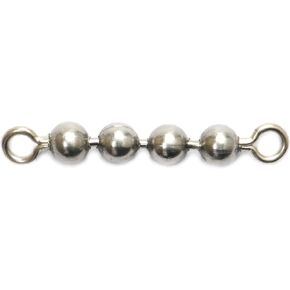 Brad's Killer Fishing Gear Chain Swivels-Pack of 15 (Black, 1/8-Inch 4 Bead) (BCS-415) in Kuwait