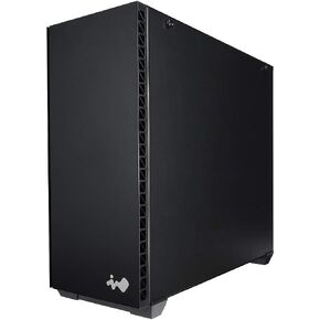 InWin 216 Black Mid Tower Case with Metal Side Panel, MB Up to E-ATX, 7 PCI-E Slots, GPU Support Up to 380mm, Radiator Up to 360mm in Kuwait