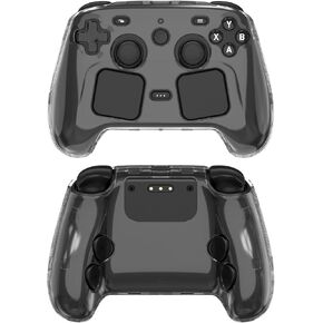 Transparent Dust-Proof Shock-Resistant Protective Case for Steam Controller 2, Full Wrap Clear Hard Shell Game Controller Protective Cover for Steam Controller 2，1 in Kuwait