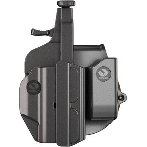 Orpaz T41 Adjustable and Modular Springfield XD Holster Compatible with OWB SXD Holder with Light/Laser/Optics, Paddle with Mag Holder - Unisex - Will Secure Your Handgun with a Tactical Appearance in Saudi Arabia