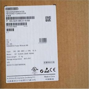 6SL3224-0BE31-8UA0 New and Sealed in Box 6SL32240BE318UA0 1 Year Warranty in Saudi Arabia
