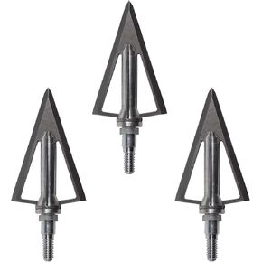 Swhacker #253 Razor Series Fixed 4-Blade Broadhead, 100 Grain, 1" Cut, 35° Blade Angle, Archery Hunting Broadheads, 3 Pack in Saudi Arabia
