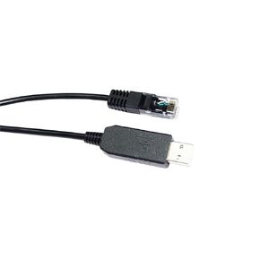 FT232RL CHIP USB to RJ45 RS485 Converter Serial Host Communication Cable for Inverter to PC(1.8m,Black USB Case) in Kuwait