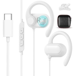 سماعات أذن مفتوحة USB C لهاتف Samsung S26 Ultra S25 FE S23 A17 فوق سماعات الأذن in Saudi Arabia