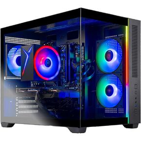 Skytech Gaming Chronos Mini Gaming PC, AMD Ryzen 5 5500 3.6GHz, NVIDIA RTX 5060 Ti 8GB VRAM, 1TB NVMe SSD, 16GB DDR4 RAM 3200, 650W Gold PSU, Wi-Fi 5, Windows 11, Desktop in Kuwait