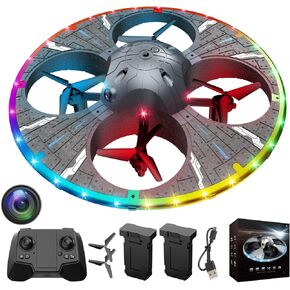 Round Foam UFO Drone with Camera, FPV Quadcopter for Beginners in Kuwait