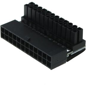 TAODAN ATX 24 Pin Female to 24 Pin Male 90 Degree Power Adapter Compatible with Motherboard and Computer Power Supplies in Kuwait