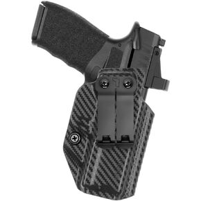 Tulster IWB Profile+ Kydex Holster in Right Hand fits: Springfield Armory Hellcat Pro | Optic Compatible Inside the Waistband Appendix Concealed Carry in Saudi Arabia