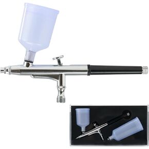 Airbrush Gun Accessory, Replacement Airbrush Kit Parts with 0.0118" Nozzle, 20cc & 40cc Fluid Cups, Trigger Button & Tail Adjust Component in Kuwait