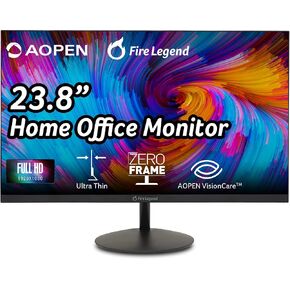 AOPEN by Acer 24SA2Y bi 23.8" Full HD (1920 x 1080) VA-Monitor | Ultra-Thin with ZeroFrame | Home or Office | AMD FreeSync | Up to 75Hz | 1ms-TVR | Ports: 1 x HDMI 1.4 & 1 x VGA (HDMI Cable Included) in Saudi Arabia