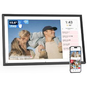 إطار صورة رقمي FRAMEO مقاس 8 بوصات، شاشة صغيرة تعمل باللمس، سعة 16 جيجابايت in Kuwait