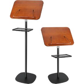 Adjustable Book Stand for Reading with Removable Tray, Solid Wood in Kuwait