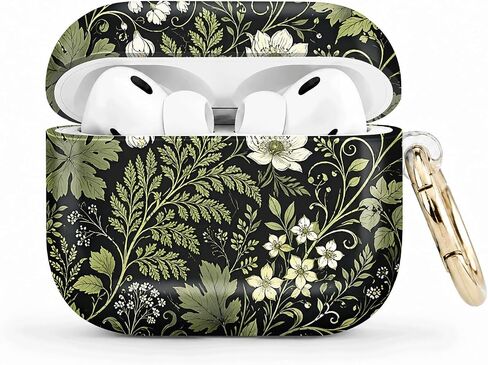Compatible with AirPod Pro (3rd Generation)—Stylish Pattern Protective Case (Unisex)，Drop-Resistant & Scratch-Proof TPU Cover (2025 Model)，Includes Gold Carabiner Clip(Star Black Background) in Kuwait