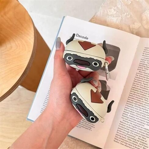 for Samsung Galaxy Buds 4 / Buds 4 Pro Case Cute (2026),Girls Funny 3D Cartoon Ox Creative Design,Boys Kawaii Silicone Soft Shell Protective Cover in Kuwait