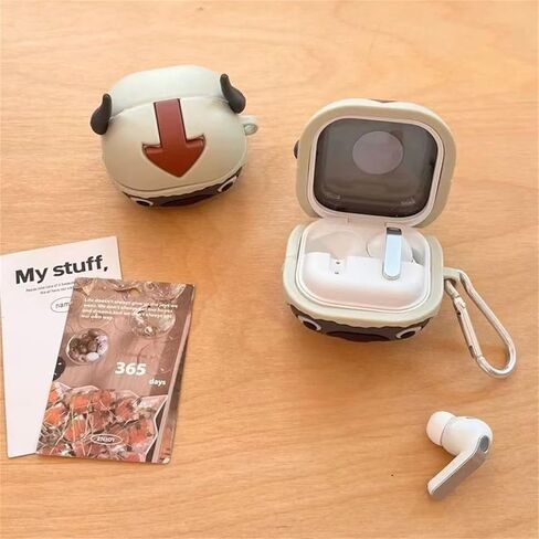 for Samsung Galaxy Buds 4 / Buds 4 Pro Case Cute (2026),Girls Funny 3D Cartoon Ox Creative Design,Boys Kawaii Silicone Soft Shell Protective Cover in Kuwait