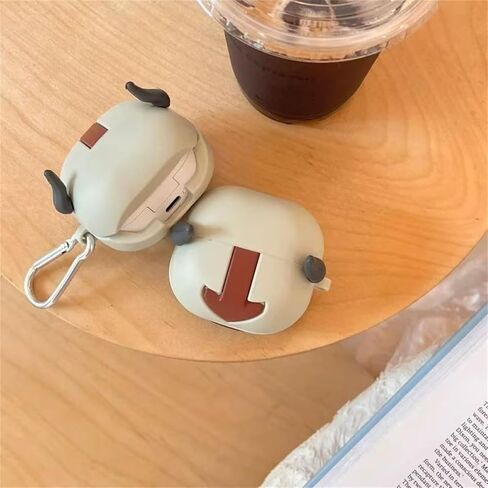 for Samsung Galaxy Buds 4 / Buds 4 Pro Case Cute (2026),Girls Funny 3D Cartoon Ox Creative Design,Boys Kawaii Silicone Soft Shell Protective Cover in Kuwait