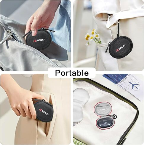 RLSOCO Hard Case for SoundPEATS Air6/H3/PearlClip Pro Earbuds (Case Only) in Kuwait