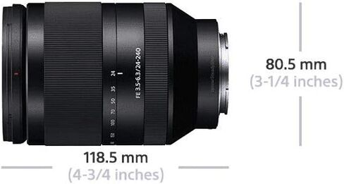 Sony FE 24-240mm f/3.5-6.3 OSS Lens International Model No Warranty, Black in Kuwait