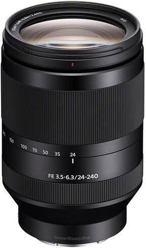 Sony FE 24-240mm f/3.5-6.3 OSS Lens International Model No Warranty, Black in Kuwait