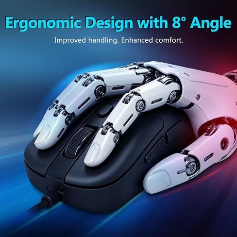 Redragon Wired Gaming Mouse, Lightweight, 6 Programmable Buttons, Black in Kuwait