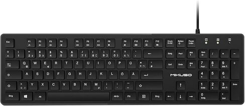German Keyboard QWERTZ Layout Wired USB,(Not Fading Character) Laptop/PC in Kuwait