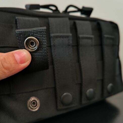 2 Pack Tactical Molle Admin Pouch, Multi-Purpose EDC Tool Organizer Horizontal Modular Work Bag Military Backpack Accessories EMT Attachment Waist Belt Pouch in Kuwait
