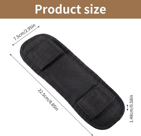 Black Shoulder Pad for Bag Shoulder Strap Pad Breathable in Kuwait