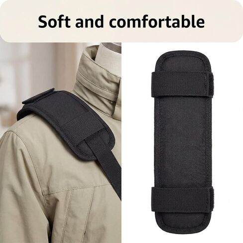 Black Shoulder Pad for Bag Shoulder Strap Pad Breathable in Kuwait
