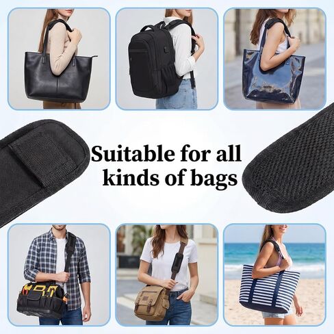 Black Shoulder Pad for Bag Shoulder Strap Pad Breathable in Kuwait