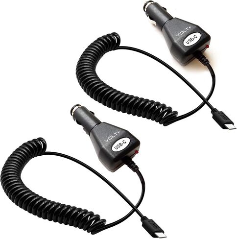 Fast 20Watt (2Pack) Quick Car Charger Compatible with T-Mobile Revvl 5G Plus Full Heavy Duty 3Amp Original - Vehicle Verified, UL, Verified! in Kuwait