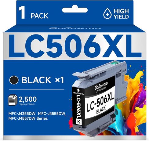 LC506XL LC506 Ink Cartridges Compatible for Brother Printer MFC-J4355DW 4PK in Kuwait