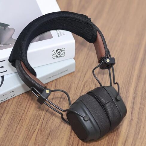 Adhiper Headphone Headband Cushion Cover for Marshall MajorV,MajorIV,Major III,Monitor III,Monitor II Headphones,6mm Thick Softer Head Band Cover for Pressure Relief & Anti-Peeling,with Hanging Loop in Kuwait