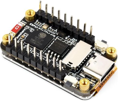 (2PCS) ESP32-S3 1.47inch LCD Display Development Board with Pre-Soldered Header, 172x320 Pixel, 262K Display Color, Supports 2.4GHz Wi-Fi/BLE 5, 240MHz LX7 Dual-Core Processor, ESP32 with Display in Kuwait