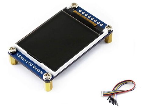 1.8inch LCD Display Module 128x160 Pixels Embedded Controller Communicating via SPI Interface. RGB, 65K Display Color with Examples for Raspberry Pi/Jetson Nano/Arduino in Kuwait