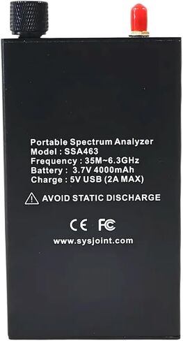 SSA463 Portable 35MHz-6.3GHz High Precision Analyzer with 4.3-inch Screen in Kuwait