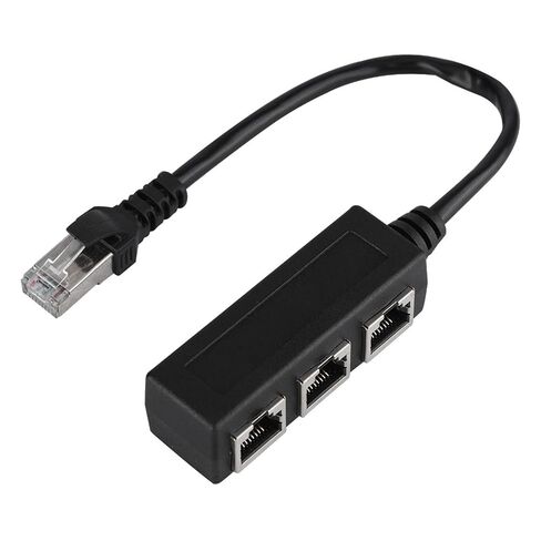 Ethernet Extension Cord, 1 Male to 3 Female Port Splitter in Kuwait