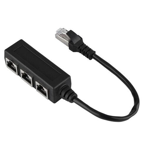 Ethernet Extension Cord, 1 Male to 3 Female Port Splitter in Kuwait
