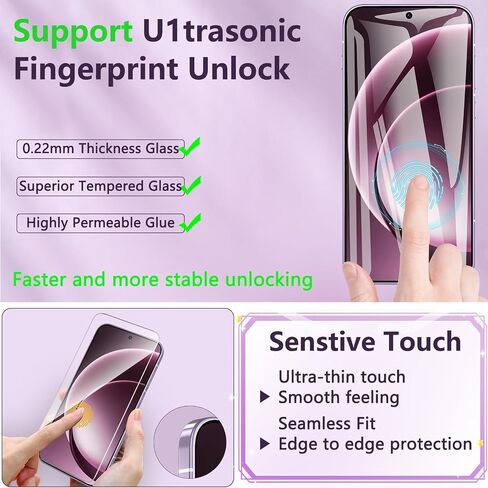 ottpluscase [2 Pack Screen Protector for OnePlus 15 (6.78 Inch), Full Coverage 9H Tempered Glass Film, HD Clarity Scratch Resistant, Anti-Fingerprint, Bubble-Free for One Plus 15 5G Screen Protector in Kuwait