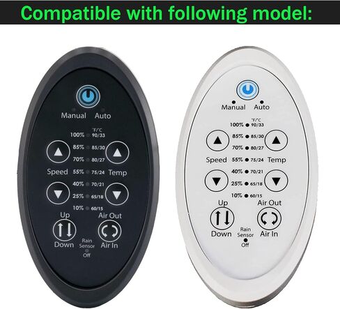 Replacement Remote Control for Dometic Fan-Tastic Vent Roof Vent 7350 6350 in Kuwait