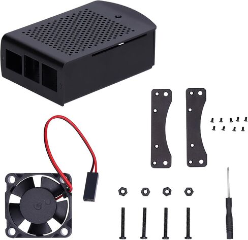 Fafeicy Aluminum Alloy Cooling Case with and Heat Dissipation Design for 2 3 B+ (with Fan) in Kuwait