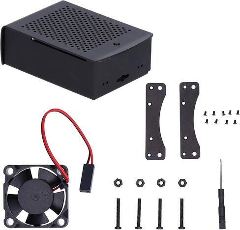 Fafeicy Aluminum Alloy Cooling Case with and Heat Dissipation Design for 2 3 B+ (with Fan) in Kuwait