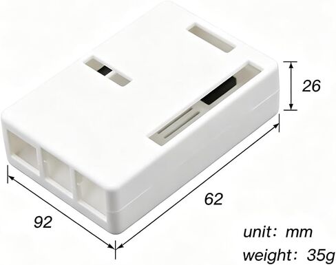 ABS Plastic Enclosure Case for Raspberry Pi 3 Model B B+ in Kuwait