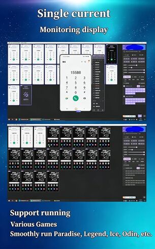 Phone Farm Box Android Automation Click Farm Bot Granja De Bots Social Mdia Marketing Tool Phone Cluster Phone Server Box AI Phone Server Box (S8) in Kuwait