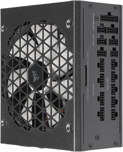Corsair Case Power Supply Combo - Frame 4000X RS, Black Mid-Tower Computer Case Bundle with RMX Shift Series RM1200x Shift Fully Modular 80PLUS Gold ATX Power Supply in Kuwait