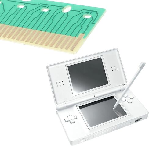 2Pcs PCB Motherboard GBA Console Slot Dust Cover Circuit Board Compatible with Nintendo DS Lite Slot-2 Game Console Accessories in Kuwait