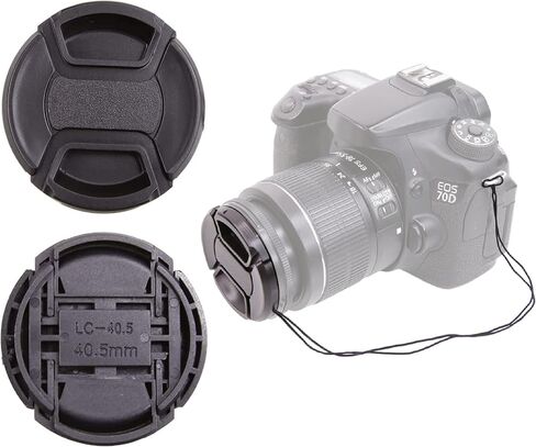 3PC 52MM Snap-On Front Lens Cap/Cover Compatible with Canon, Nikon, Sony, Pentax, Samsung, Panasonic, Fujifilm, Olympus All DSLR Lenses in Kuwait