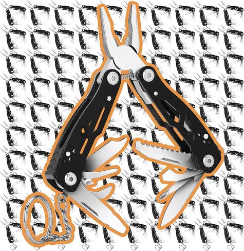 2PCS Bovgero Mini Multitool Pliers 15 in 1, Handmade Multi Tool Plier, Premium Keychain Multitool, Small Multi-tool, Birthday Fathers Day Gift for Men Him Husband Boyfriend Father Handyman in Kuwait